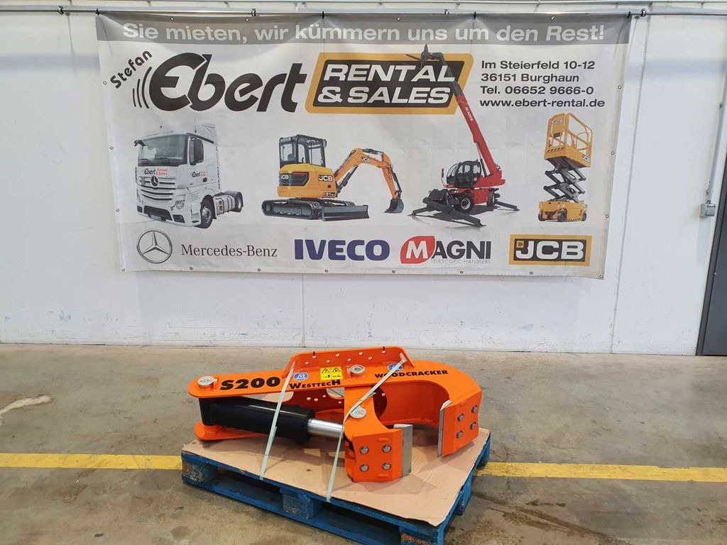 Westtech Woodcracker S200 / Wurzelstockschere Westtech Woodcracker S200 / Wurzelstockschere - Osprzęt do Maszyn leśnych: zdjęcie 1 Westtech Woodcracker S200 / Wurzelstockschere Westtech Woodcracker S200 / Wurzelstockschere - Osprzęt do Maszyn leśnych: zdjęcie 1