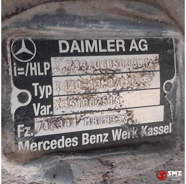 Mercedes-Benz Occ differentiëel R440-13A22.5 i=2,733 Mercedes - Dyferencjał do Samochodów ciężarowych: zdjęcie 4 Mercedes-Benz Occ differentiëel R440-13A22.5 i=2,733 Mercedes - Dyferencjał do Samochodów ciężarowych: zdjęcie 4