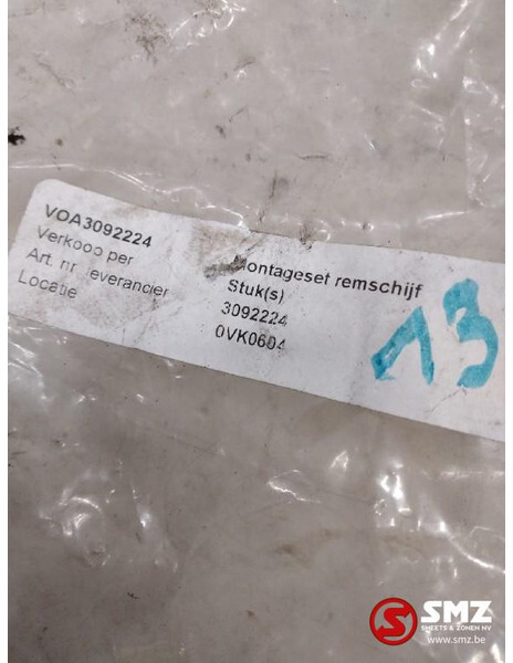 Volvo Remschijf accessoire kit volvo 3092224 - Tarcza hamulcowa do Samochodów ciężarowych: zdjęcie 2 Volvo Remschijf accessoire kit volvo 3092224 - Tarcza hamulcowa do Samochodów ciężarowych: zdjęcie 2