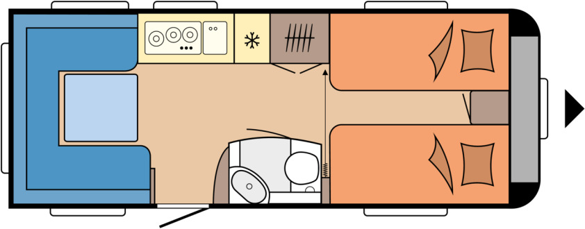 DE LUXE 540 UL - Przyczepa kempingowa: zdjęcie 1 DE LUXE 540 UL - Przyczepa kempingowa: zdjęcie 1