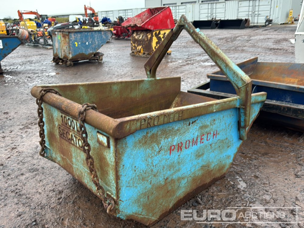 1000 Litre Boat Skip - Kontener samowyładowczy: zdjęcie 3 1000 Litre Boat Skip - Kontener samowyładowczy: zdjęcie 3