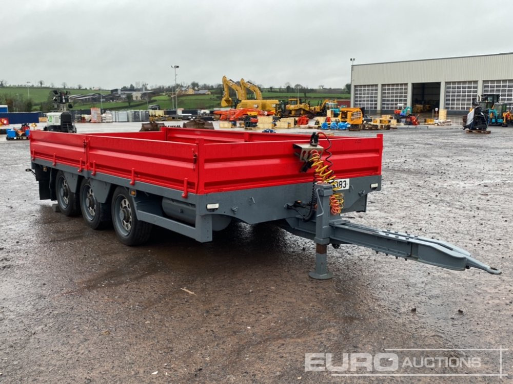 2013 Dooley 10 Ton Tri-Axle Drop Side Drag Trailer - Przyczepa platforma/ Skrzyniowa: zdjęcie 4 2013 Dooley 10 Ton Tri-Axle Drop Side Drag Trailer - Przyczepa platforma/ Skrzyniowa: zdjęcie 4