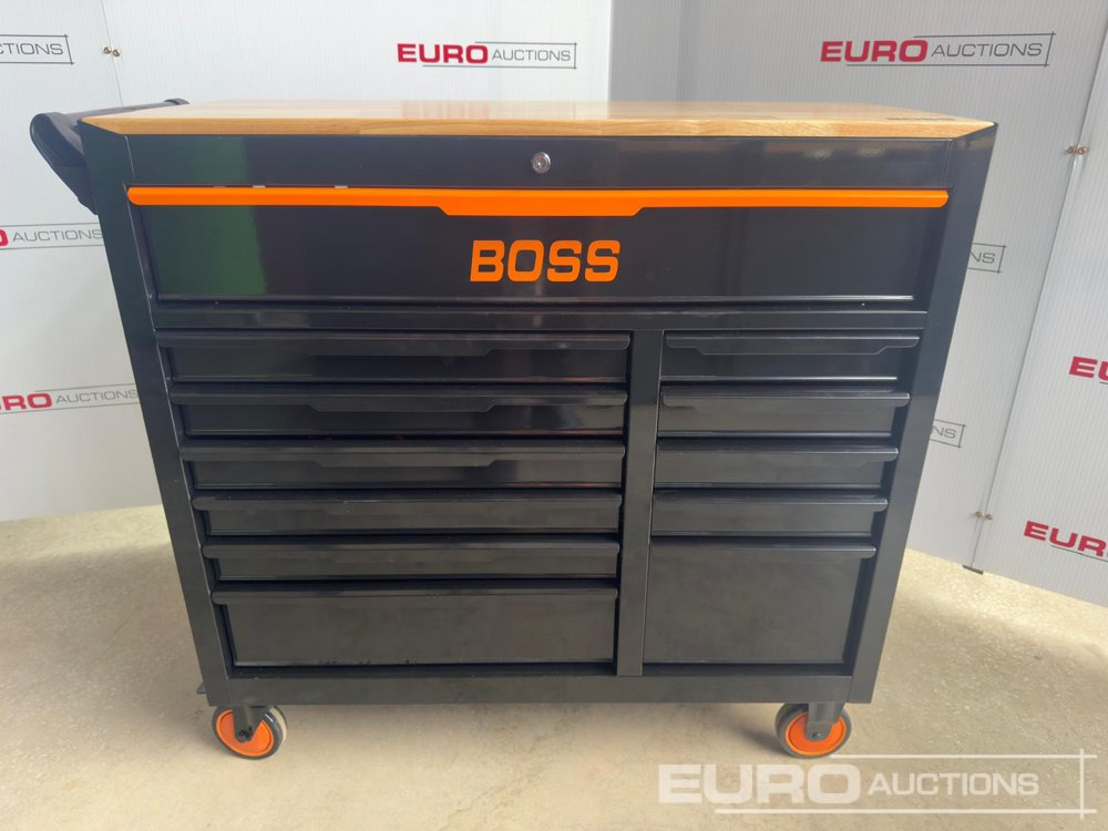 2025 Boss Wheeled Tool Trolley, 523pcs Tool Kit, Worktop (Black) - Wyposażenie garażu/ Warsztatów: zdjęcie 2 2025 Boss Wheeled Tool Trolley, 523pcs Tool Kit, Worktop (Black) - Wyposażenie garażu/ Warsztatów: zdjęcie 2