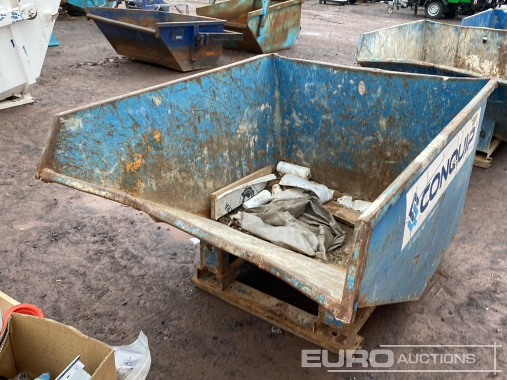 Conquip Tipping Skip to suit Forklift - Kontener samowyładowczy: zdjęcie 2 Conquip Tipping Skip to suit Forklift - Kontener samowyładowczy: zdjęcie 2
