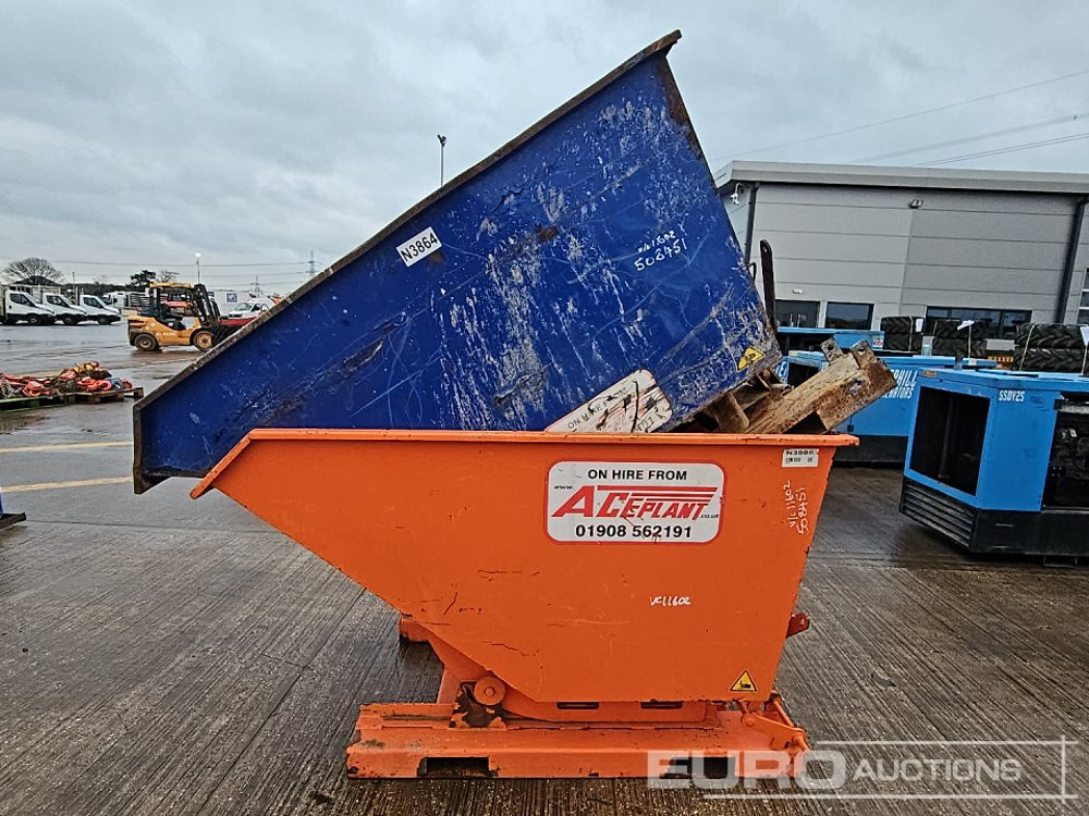 Eichinger Tipping Skip to suit Forklift (2 of) - Kontener samowyładowczy: zdjęcie 2 Eichinger Tipping Skip to suit Forklift (2 of) - Kontener samowyładowczy: zdjęcie 2