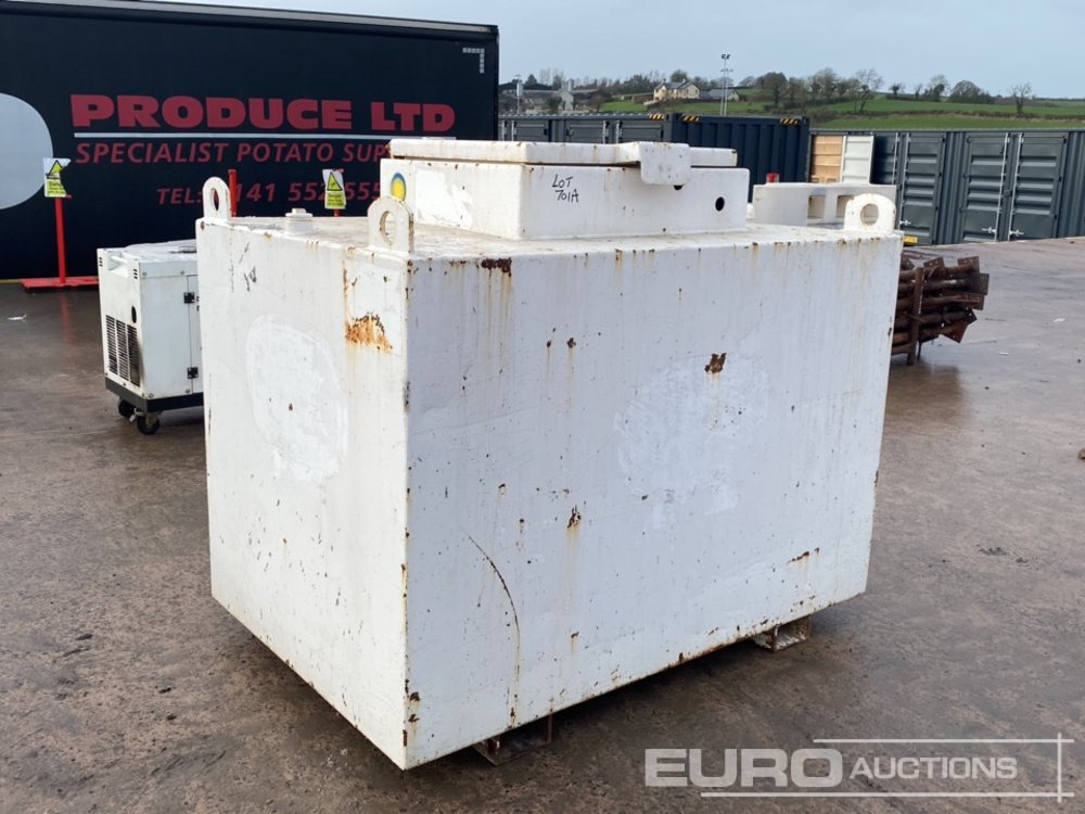 Steel Static Fuel Bowser, 12 Volt Pump - Zbiornik magazynowy: zdjęcie 1 Steel Static Fuel Bowser, 12 Volt Pump - Zbiornik magazynowy: zdjęcie 1