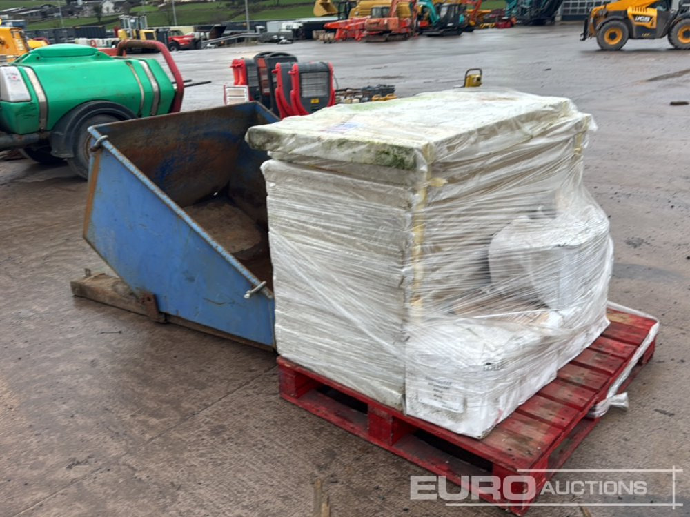Tipping Skip to suit Forklift/Telehandler, Pallet of Fire Protection Board - Kontener samowyładowczy: zdjęcie 4 Tipping Skip to suit Forklift/Telehandler, Pallet of Fire Protection Board - Kontener samowyładowczy: zdjęcie 4