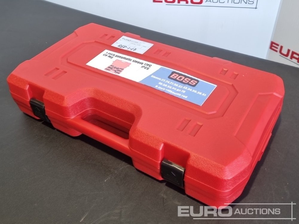 Unused 2025 Boss 1" 17pc Pneumatic Socket Set, 8" Extension Rod - Wyposażenie garażu/ Warsztatów: zdjęcie 3 Unused 2025 Boss 1" 17pc Pneumatic Socket Set, 8" Extension Rod - Wyposażenie garażu/ Warsztatów: zdjęcie 3
