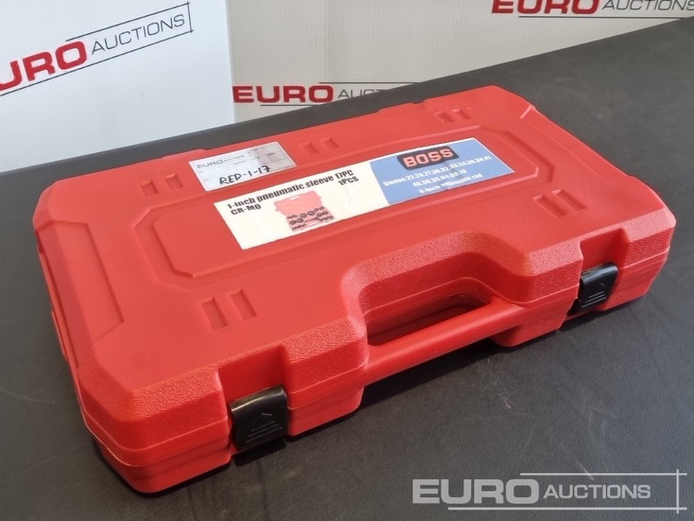 Unused 2025 Boss 1" 17pc Pneumatic Socket Set, 8" Extension Rod - Wyposażenie garażu/ Warsztatów: zdjęcie 1 Unused 2025 Boss 1" 17pc Pneumatic Socket Set, 8" Extension Rod - Wyposażenie garażu/ Warsztatów: zdjęcie 1