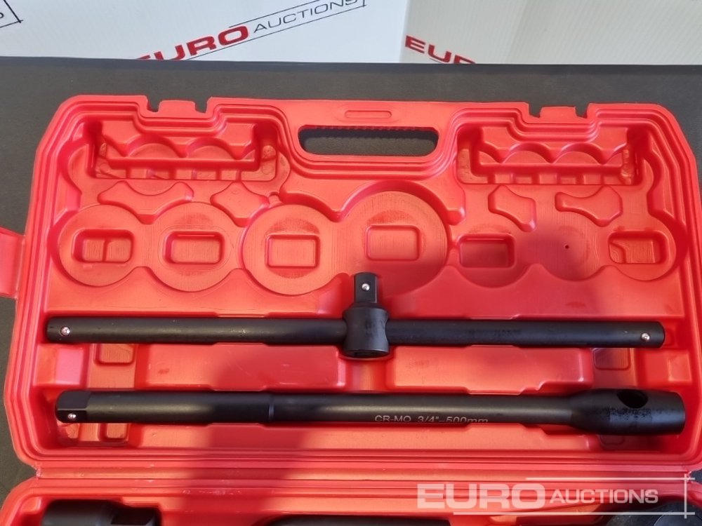 Unused 2025 Boss 3/4" 26pc Heavy Duty Pneumatic Socket Set, 4" Connecting Rod, 8" Connecting Rod Quick Ratchet Wrench, 20" Sliding Road, L Handle Sliding Head Extension Bar - Wyposażenie garażu/ Warsztatów: zdjęcie 5 Unused 2025 Boss 3/4" 26pc Heavy Duty Pneumatic Socket Set, 4" Connecting Rod, 8" Connecting Rod Quick Ratchet Wrench, 20" Sliding Road, L Handle Sliding Head Extension Bar - Wyposażenie garażu/ Warsztatów: zdjęcie 5