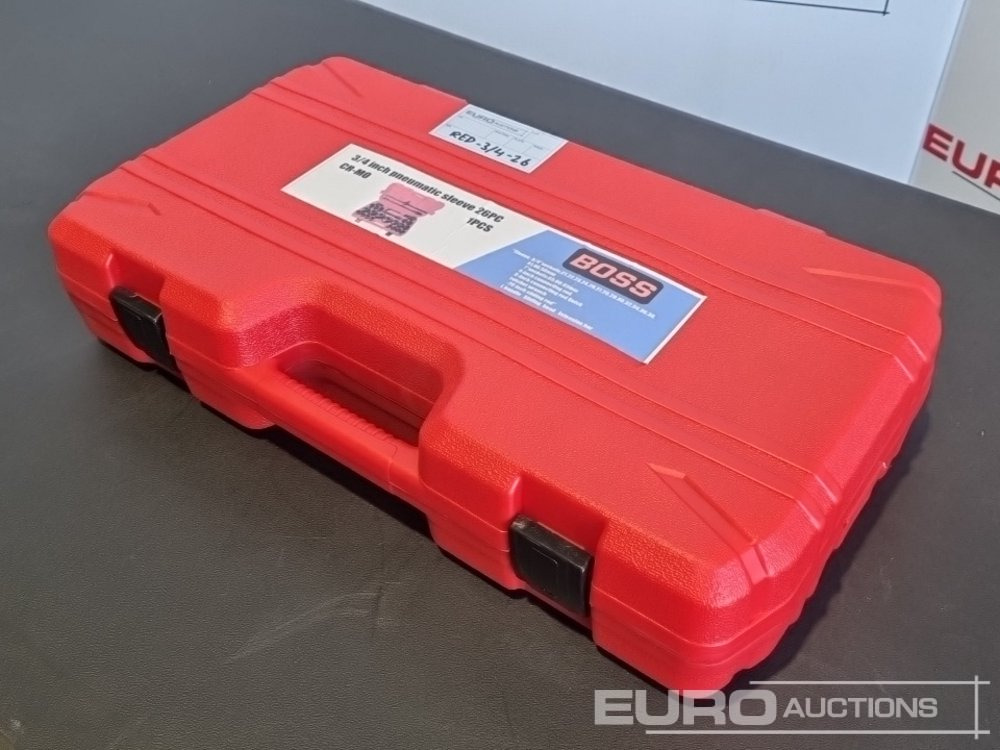 Unused 2025 Boss 3/4" 26pc Heavy Duty Pneumatic Socket Set, 4" Connecting Rod, 8" Connecting Rod Quick Ratchet Wrench, 20" Sliding Road, L Handle Sliding Head Extension Bar - Wyposażenie garażu/ Warsztatów: zdjęcie 3 Unused 2025 Boss 3/4" 26pc Heavy Duty Pneumatic Socket Set, 4" Connecting Rod, 8" Connecting Rod Quick Ratchet Wrench, 20" Sliding Road, L Handle Sliding Head Extension Bar - Wyposażenie garażu/ Warsztatów: zdjęcie 3