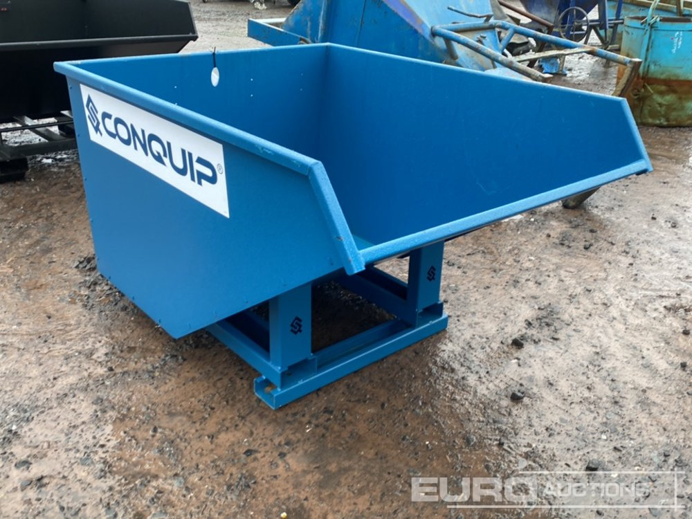Unused Conquip Tipping Skip to suit Forklift/Telehandler - Kontener samowyładowczy: zdjęcie 1 Unused Conquip Tipping Skip to suit Forklift/Telehandler - Kontener samowyładowczy: zdjęcie 1