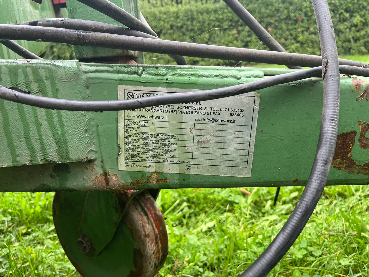 Rimorchio usato Schwarz t6057 - Przyczepa rolnicza platforma: zdjęcie 4 Rimorchio usato Schwarz t6057 - Przyczepa rolnicza platforma: zdjęcie 4