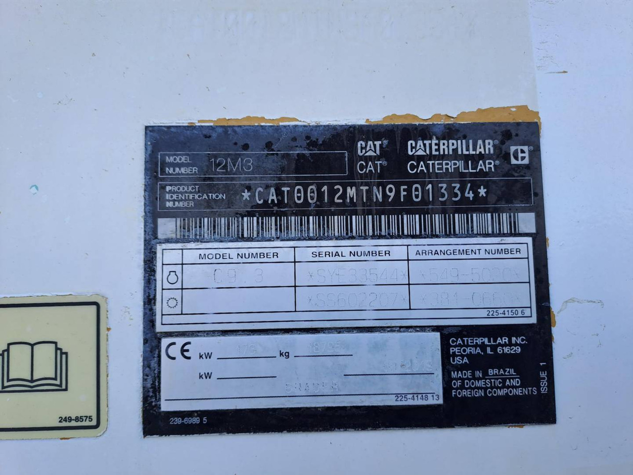 CAT 12M3 - Równiarka: zdjęcie 5 CAT 12M3 - Równiarka: zdjęcie 5