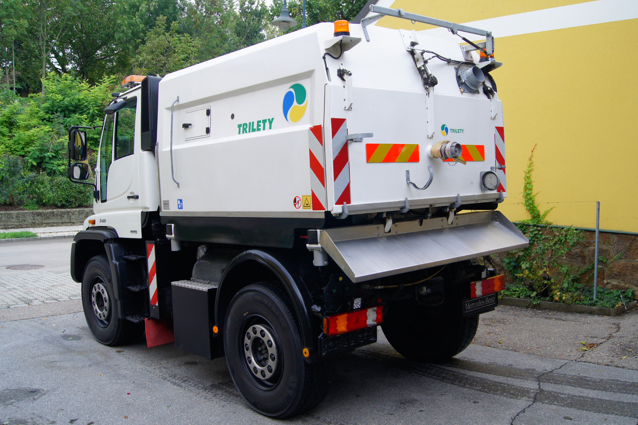 MERCEDES-BENZ Unimog U400 + TRILETY Kehrmaschine/TÜV/EUR4/Leistungshydraulik - Zamiatarka uliczna: zdjęcie 4 MERCEDES-BENZ Unimog U400 + TRILETY Kehrmaschine/TÜV/EUR4/Leistungshydraulik - Zamiatarka uliczna: zdjęcie 4