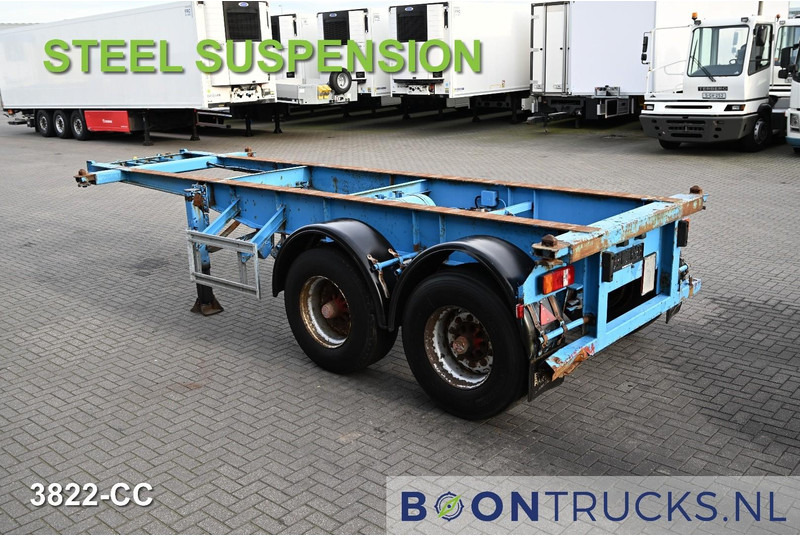 KOHLER CS 20/2 CHASSIS | 20ft * STEEL SUSPENSION * BPW / DRUM * 9x AVAILABLE - Naczepa kontenerowiec/ System wymienny: zdjęcie 2 KOHLER CS 20/2 CHASSIS | 20ft * STEEL SUSPENSION * BPW / DRUM * 9x AVAILABLE - Naczepa kontenerowiec/ System wymienny: zdjęcie 2