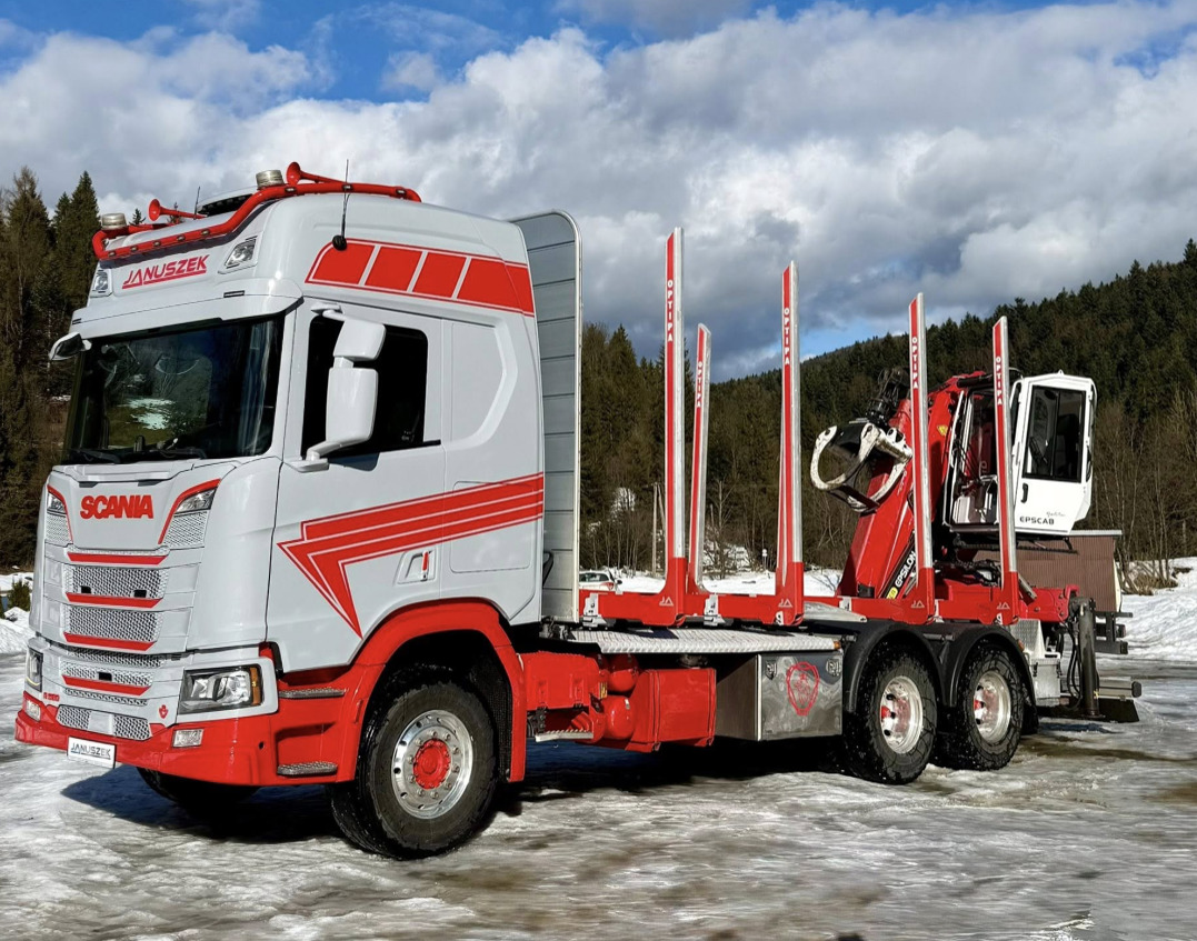 SCANIA R580 - Samochód do drewna: zdjęcie 2 SCANIA R580 - Samochód do drewna: zdjęcie 2