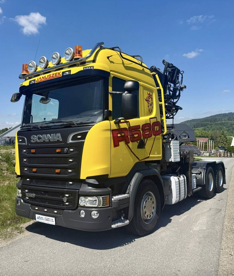 SCANIA R580 - Samochód do drewna: zdjęcie 5 SCANIA R580 - Samochód do drewna: zdjęcie 5