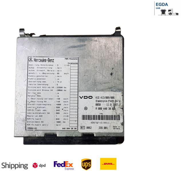 Mercedes-Benz ACTROS - ECU: zdjęcie 1 Mercedes-Benz ACTROS - ECU: zdjęcie 1