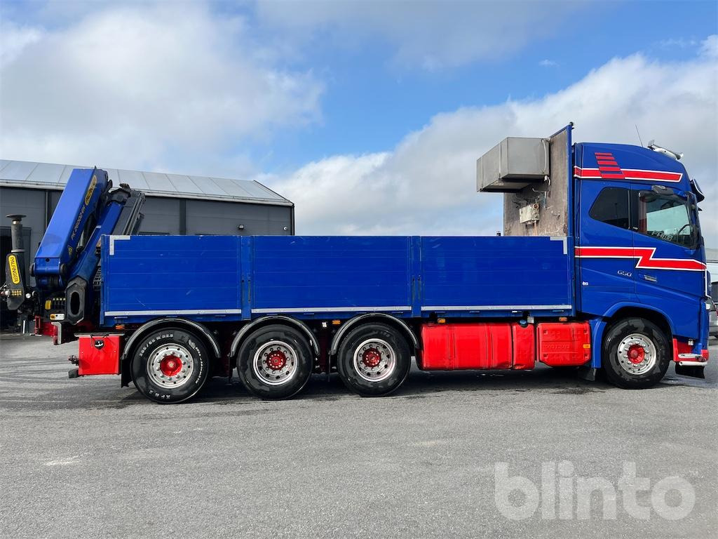 VOLVO FH 16 650 med fällbara sidor samt 4 hydrauliska utskjut - Samochód ciężarowy skrzyniowy/ Platforma, Samochod ciężarowy z HDS: zdjęcie 4 VOLVO FH 16 650 med fällbara sidor samt 4 hydrauliska utskjut - Samochód ciężarowy skrzyniowy/ Platforma, Samochod ciężarowy z HDS: zdjęcie 4