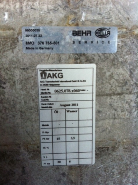 SCAMBIATORE DI CALORE ZF INTARDER - Chłodnica do Samochodów ciężarowych: zdjęcie 2 SCAMBIATORE DI CALORE ZF INTARDER - Chłodnica do Samochodów ciężarowych: zdjęcie 2