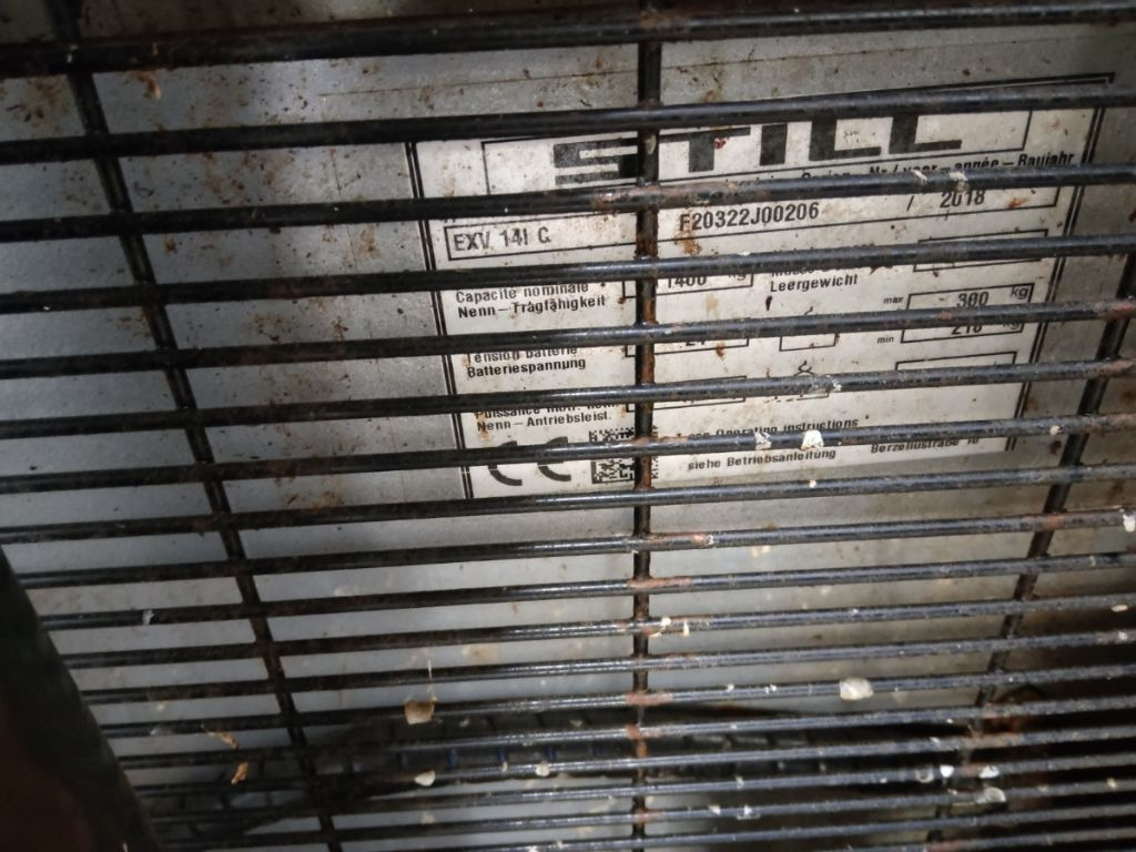 Still EXV14IC - Wózek wys. podnoszenia: zdjęcie 5 Still EXV14IC - Wózek wys. podnoszenia: zdjęcie 5