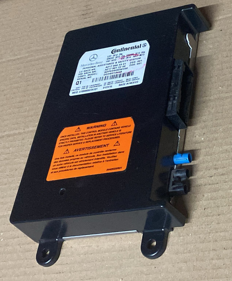 CONTINENTAL Mercedes Benz Control Module A2179004301 - ECU: zdjęcie 1 CONTINENTAL Mercedes Benz Control Module A2179004301 - ECU: zdjęcie 1