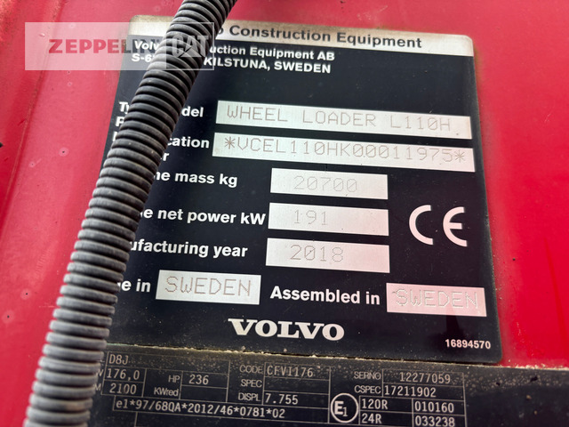 Volvo L110H - Ładowarka kołowa: zdjęcie 2 Volvo L110H - Ładowarka kołowa: zdjęcie 2