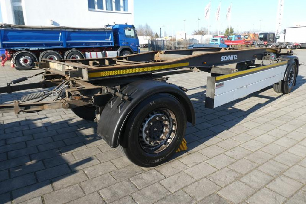 SCHMITZ GOTHA Abrollcontainernanhänger ACF 18 Containeranhänger S -Schlitten - Przyczepa do hakowca/ Bramowca: zdjęcie 1 SCHMITZ GOTHA Abrollcontainernanhänger ACF 18 Containeranhänger S -Schlitten - Przyczepa do hakowca/ Bramowca: zdjęcie 1